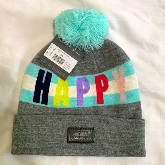 Eddie Bauer Other - Eddie Bauer Girls Sonoma Pom beanie (S/M)